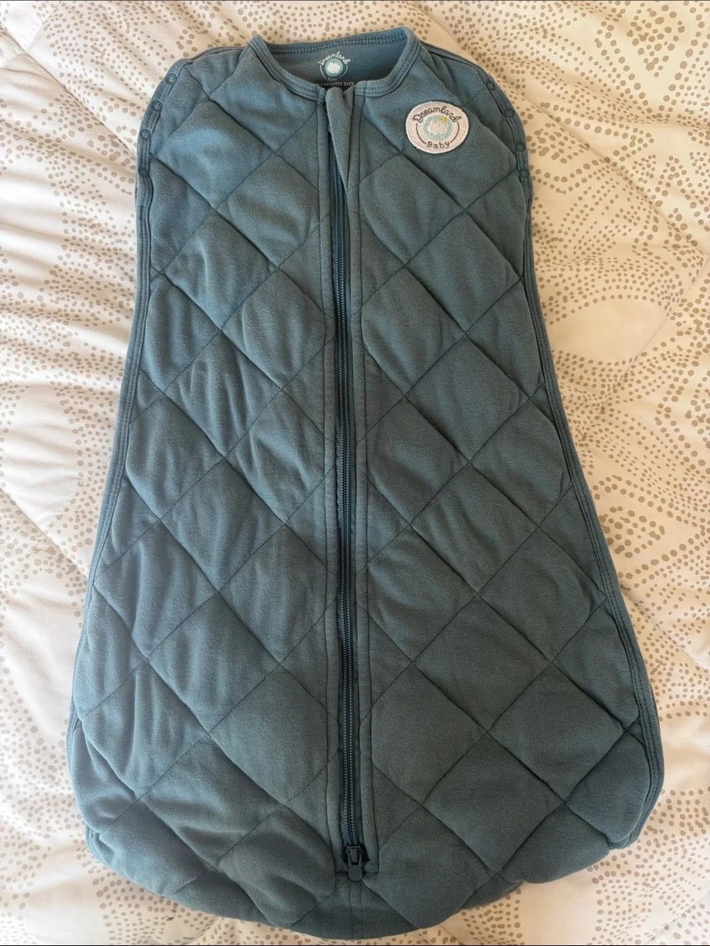 Dreamland Baby Ocean Blue Quilted Sleep Sack/Swaddle